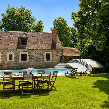 De La Mare Ronde - Maison De Groupe 3 A 19 Personnes - Piscine Privee Yvré-lʼÉvêque